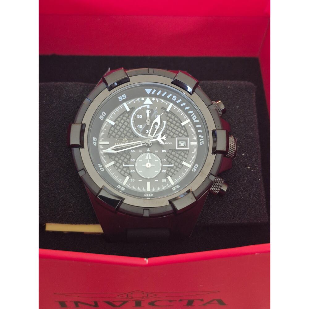 Invicta Aviator Jetframe Men's Watch 50.5mm black@gunmetal Chrono